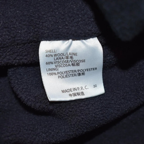 Brandy Melville Shacket Jacket Button Down Fleece Lined Wool Blend Heavyweight - Picture 10 of 16